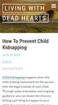 Mobile Screenshot of livingwithdeadhearts.com