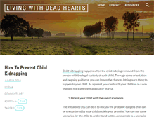 Tablet Screenshot of livingwithdeadhearts.com